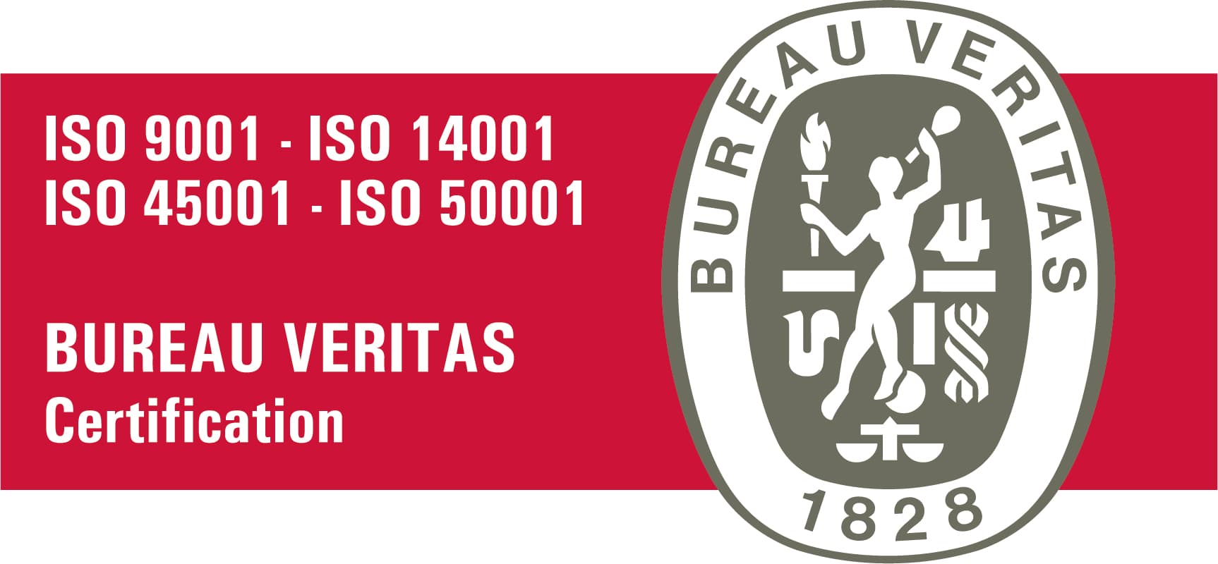 ISO сертификати — ISO 9001, ISO 14001, ISO 45001, ISO 50001
